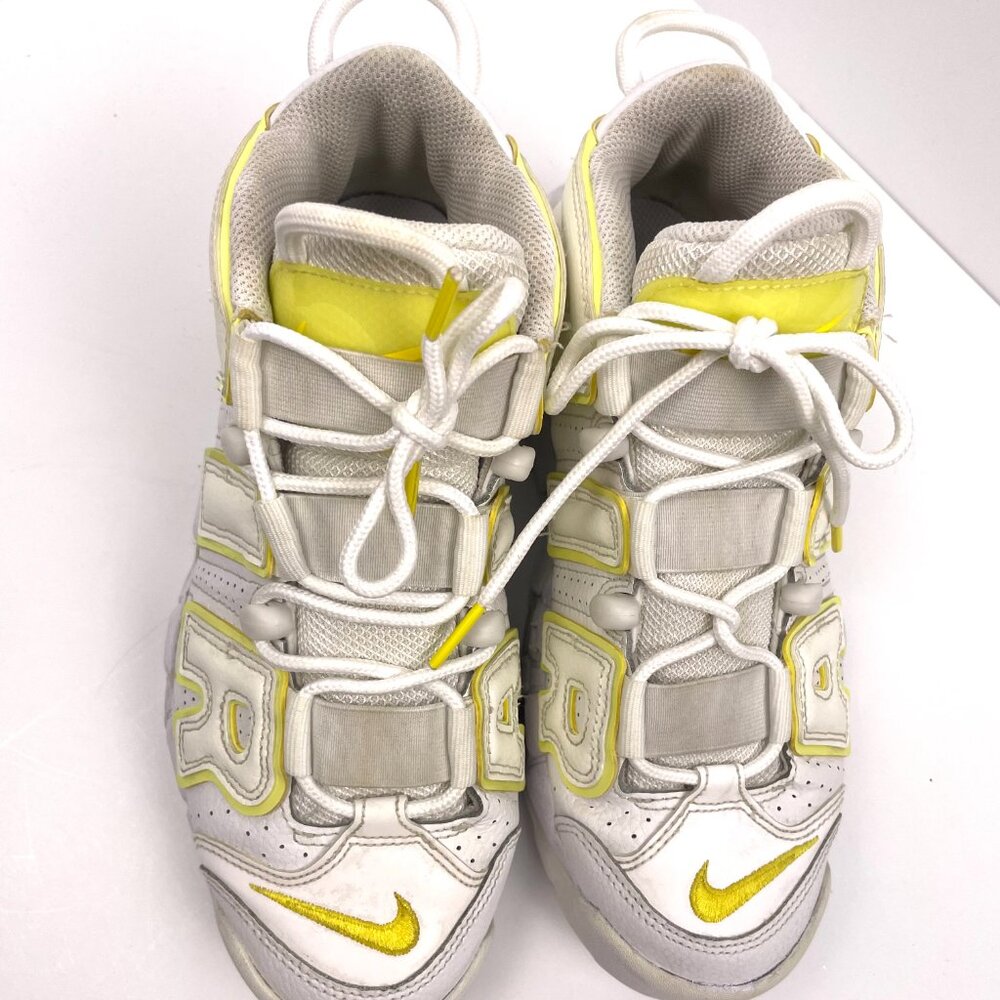 Nike Air Womens More Uptempo Light Citron Size 6.5 - Picture 7 of 13
